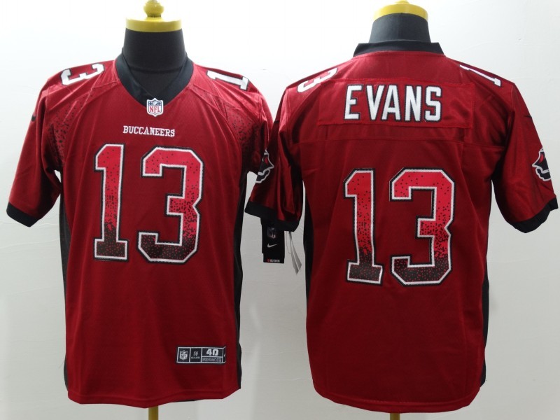 Men's Tampa Bay Buccaneers Mike Evans #13 Red Jersey